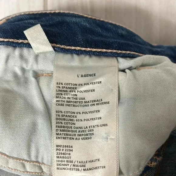 Lagence skinny jeans size 27 - Picture 5 of 8